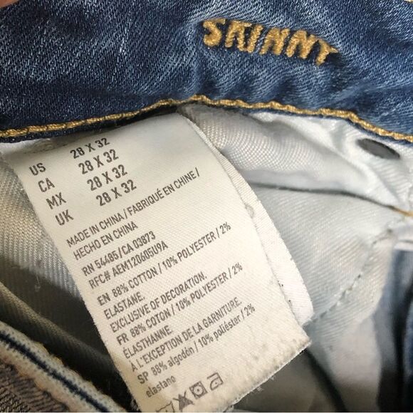 AEO Skinny Jeans Sz 28 - Picture 8 of 8